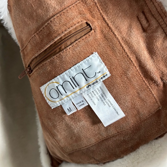 Leather oversized jacket - Picture 4 of 7